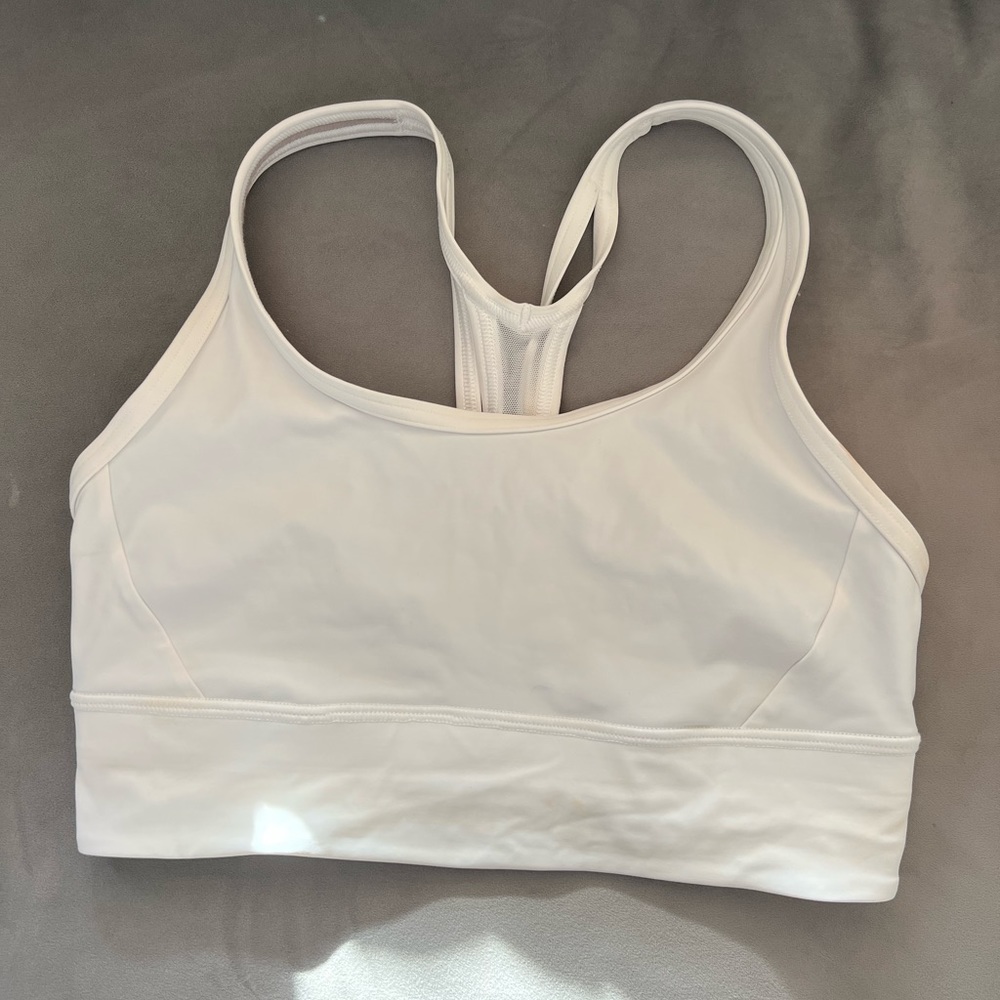 LuluLemon white sports bra size 6
